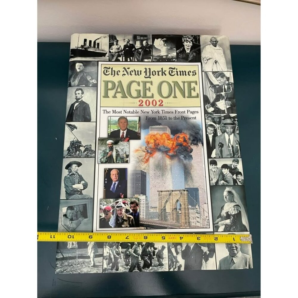 The New York Times PAGE ONE 2002 Book
